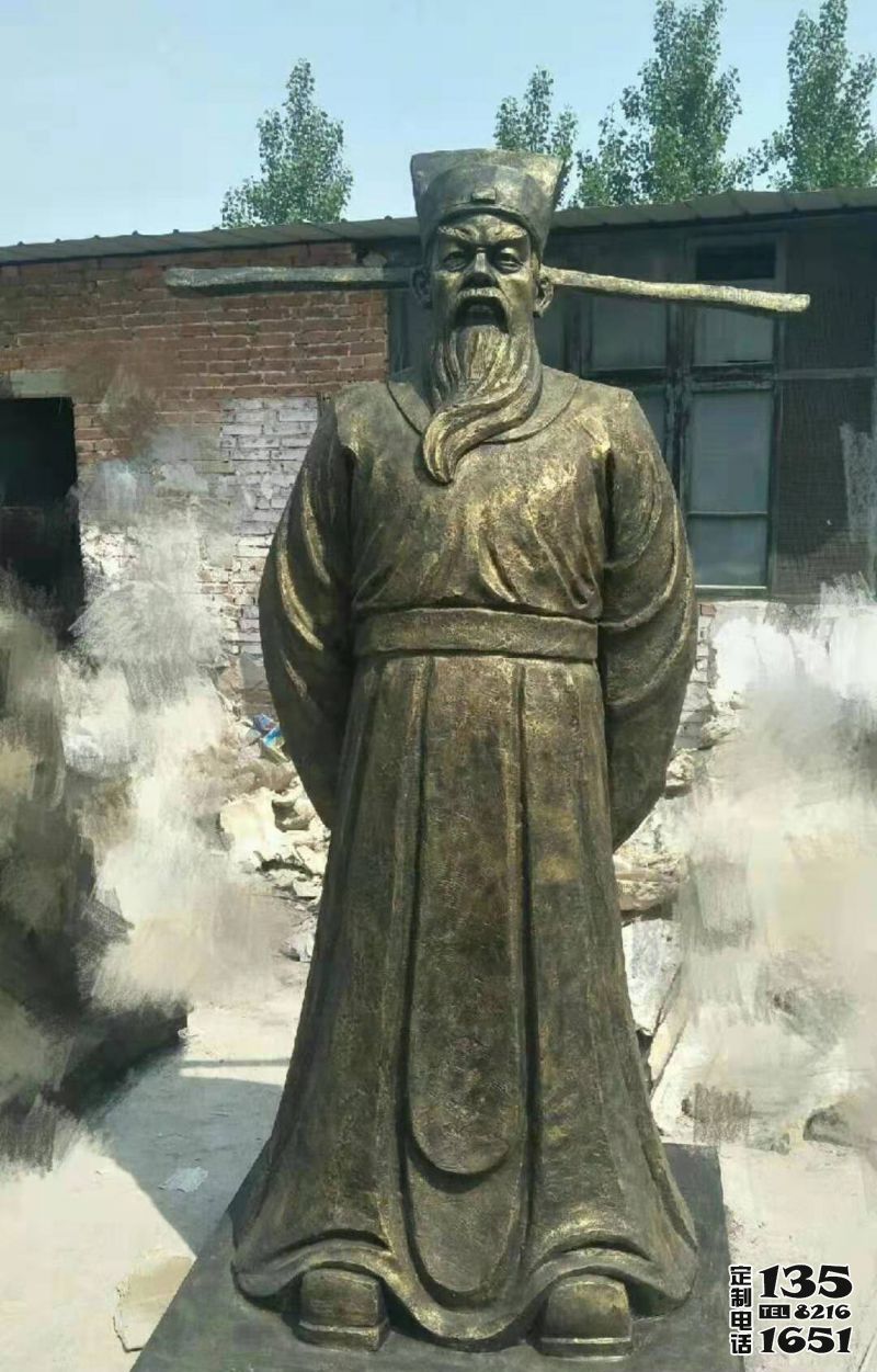 玻璃鋼仿銅校園廣場(chǎng)古代歷史名人鑄銅法制廉政包拯雕塑 玻璃鋼仿銅校園廣場(chǎng)古代歷史名人鑄銅法制廉政包拯雕塑